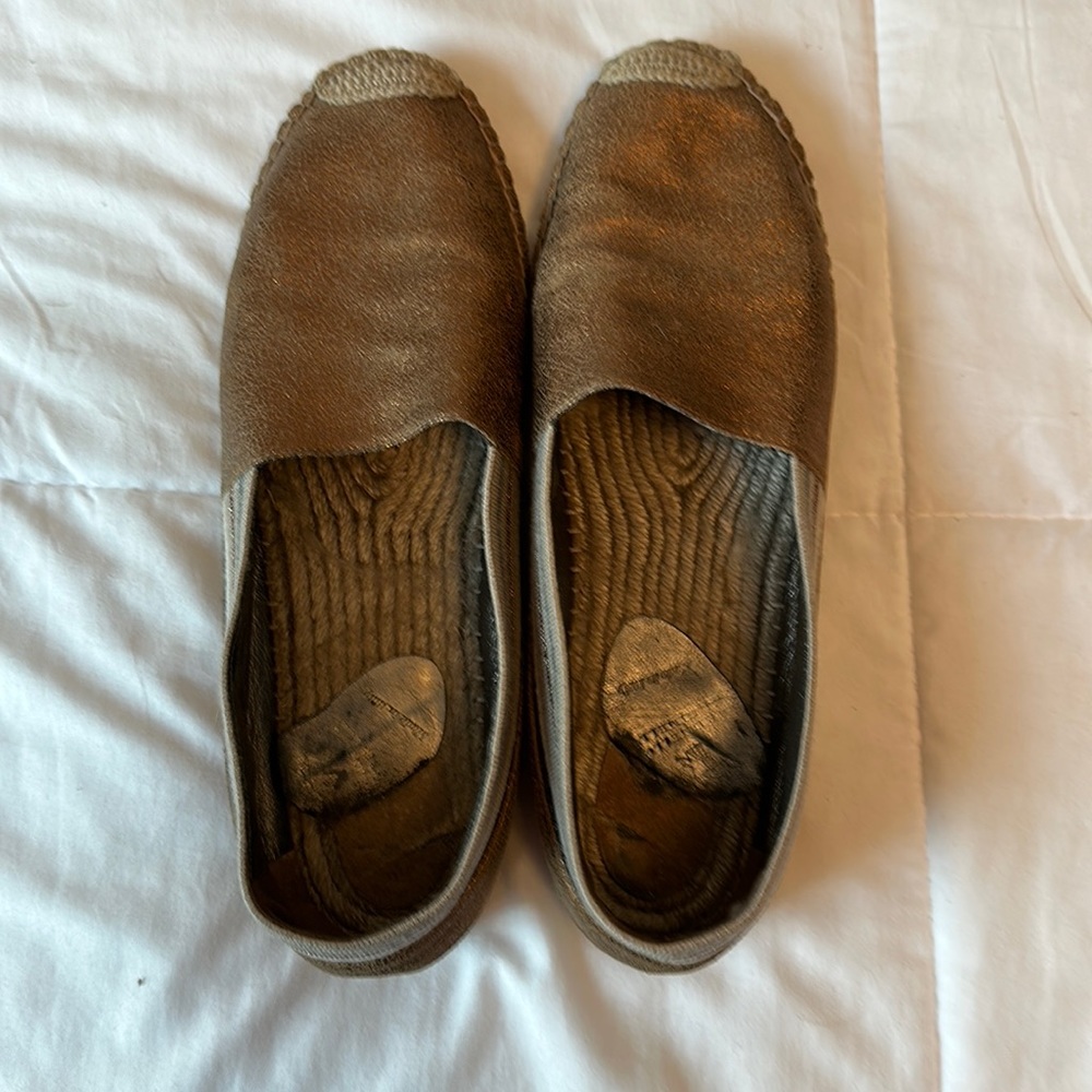 Brunello Cucinelli bronze loafer woman’s 8.5 made in Italy